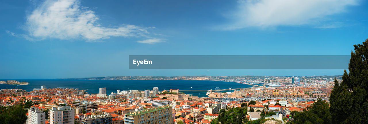 View of marseille town. marseille, france