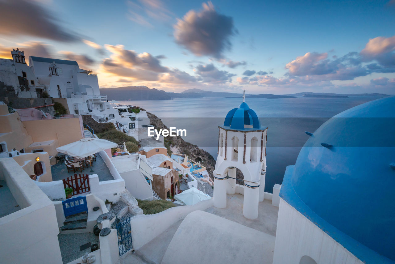 Sea views over oia, santorini