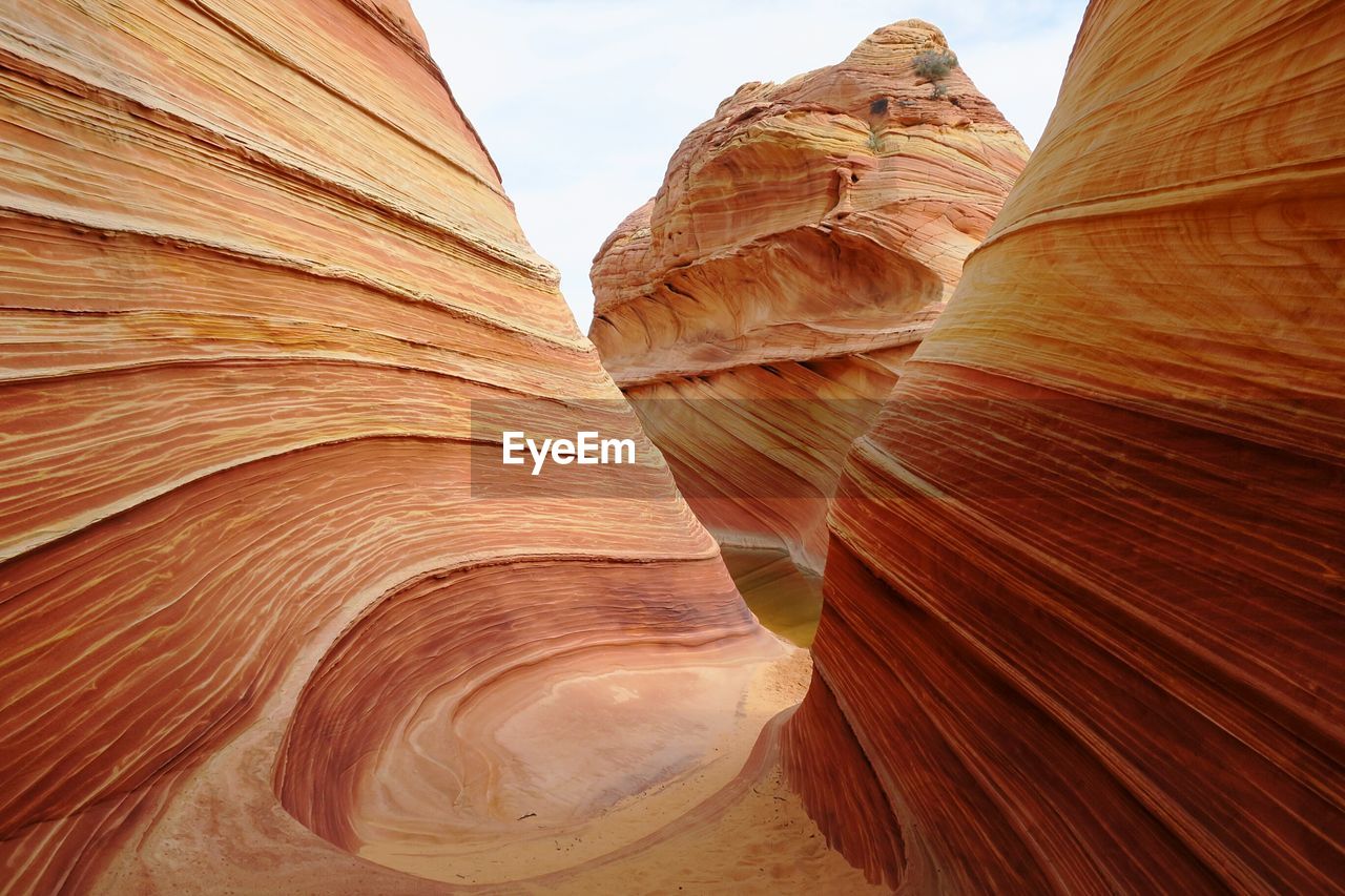 View of rock formations