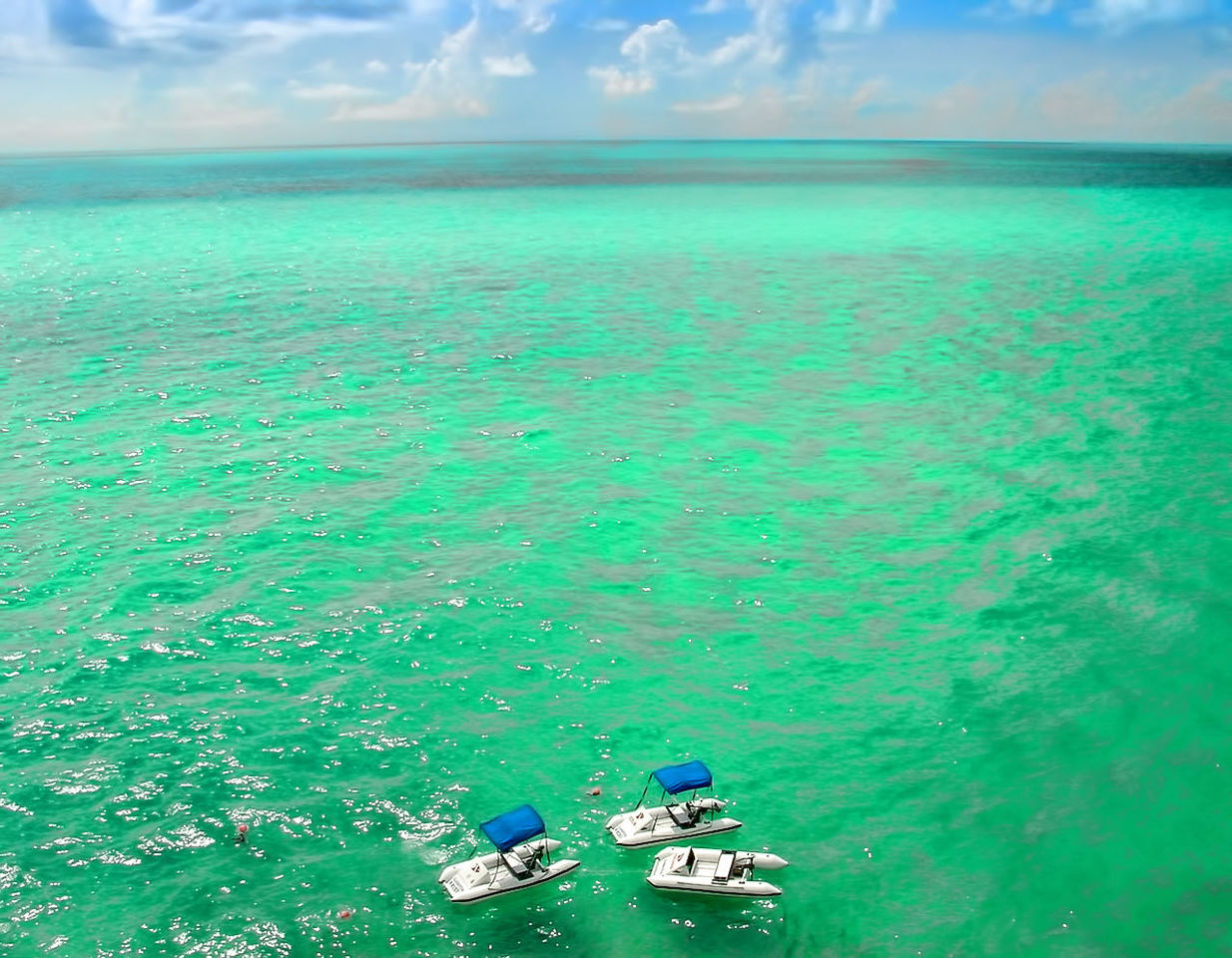 AERIAL VIEW OF SEA