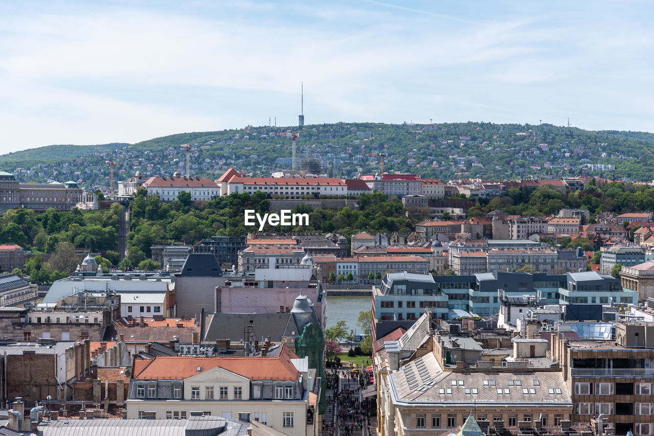 cityscape against sky