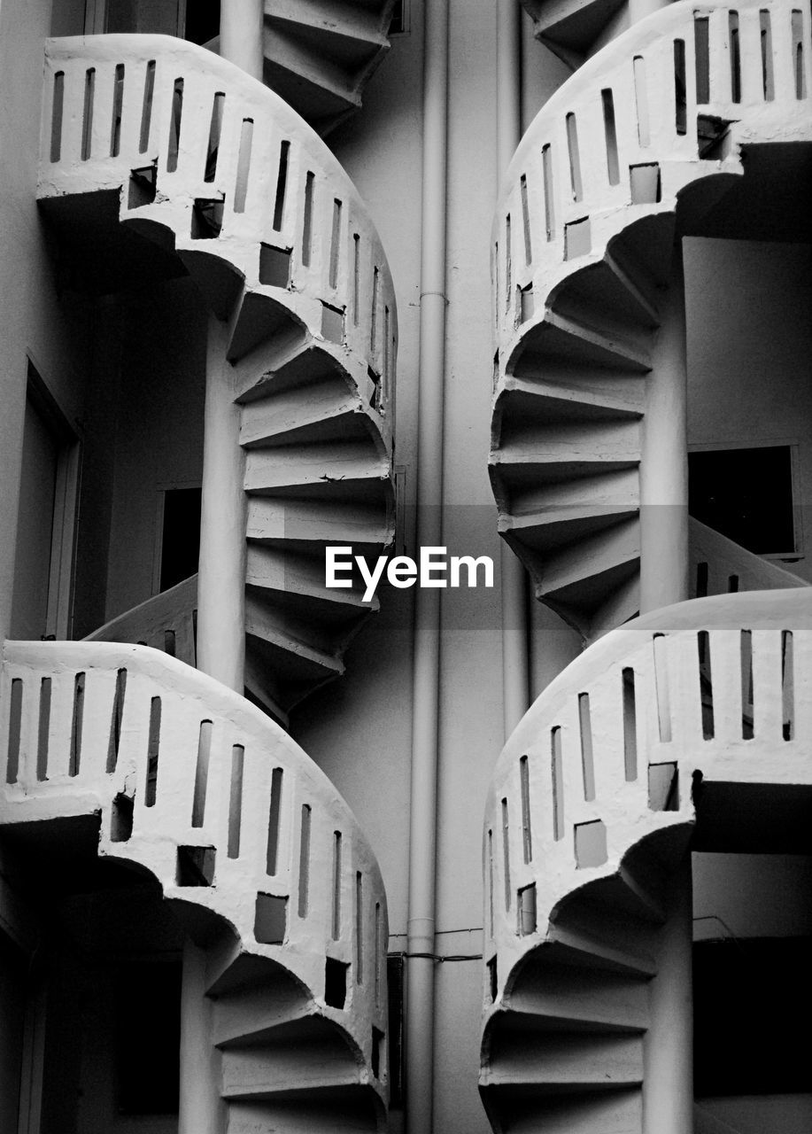 SPIRAL STAIRCASE OF BUILDING