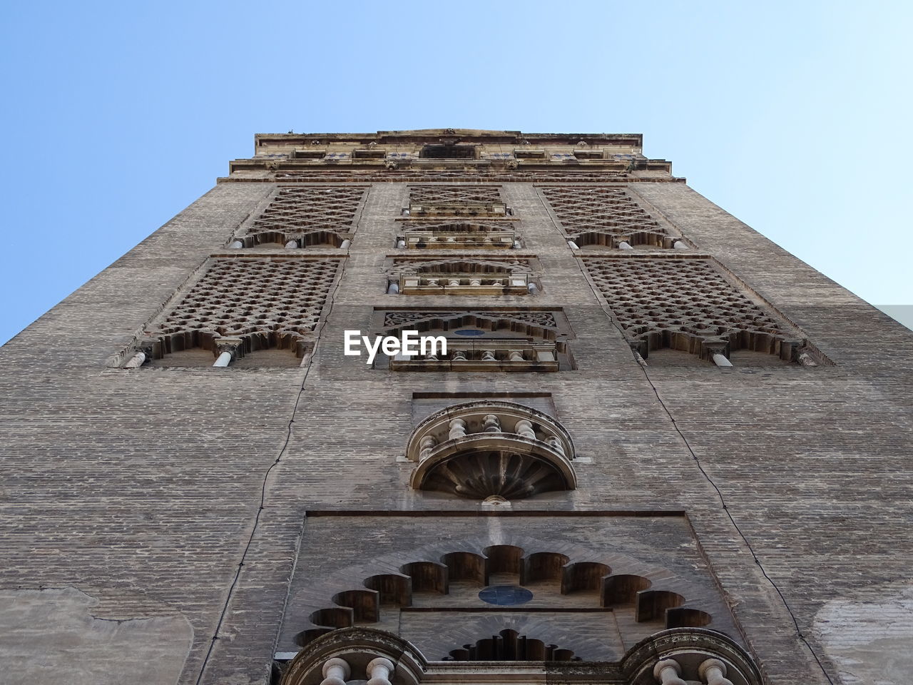 LOW ANGLE VIEW OF A BELL TOWER