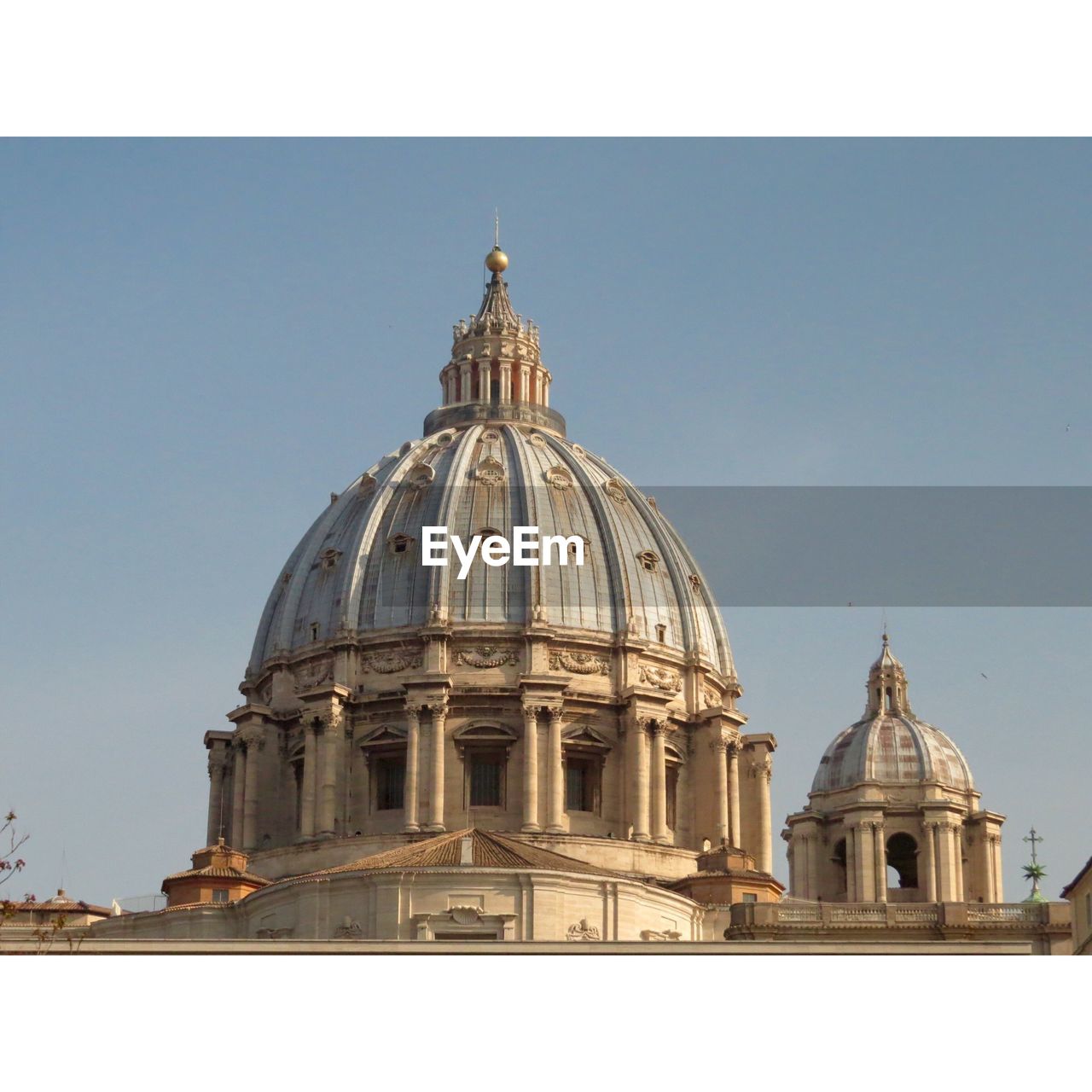 Low angle view of cathedral dome