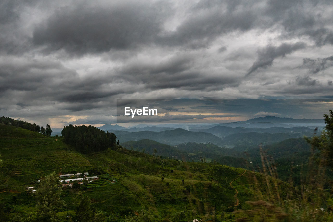 SCENIC VIEW OF LANDSCAPE AGAINST CLOUDY SKY