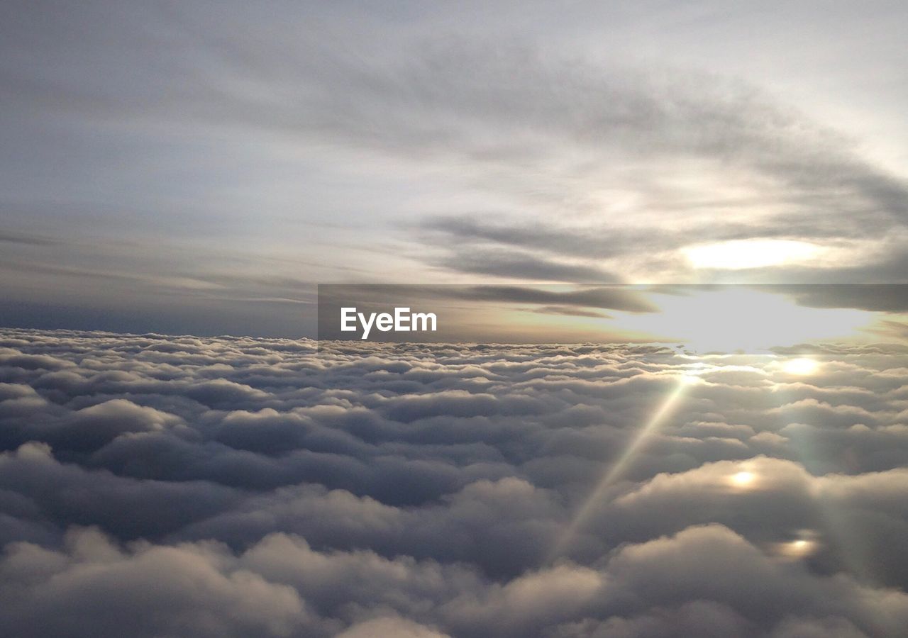 AERIAL VIEW OF CLOUDSCAPE