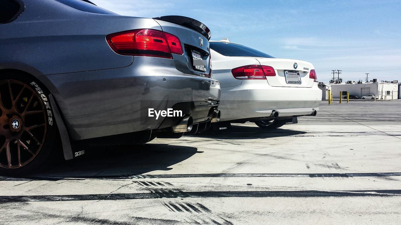 CARS PARKED ON ROAD