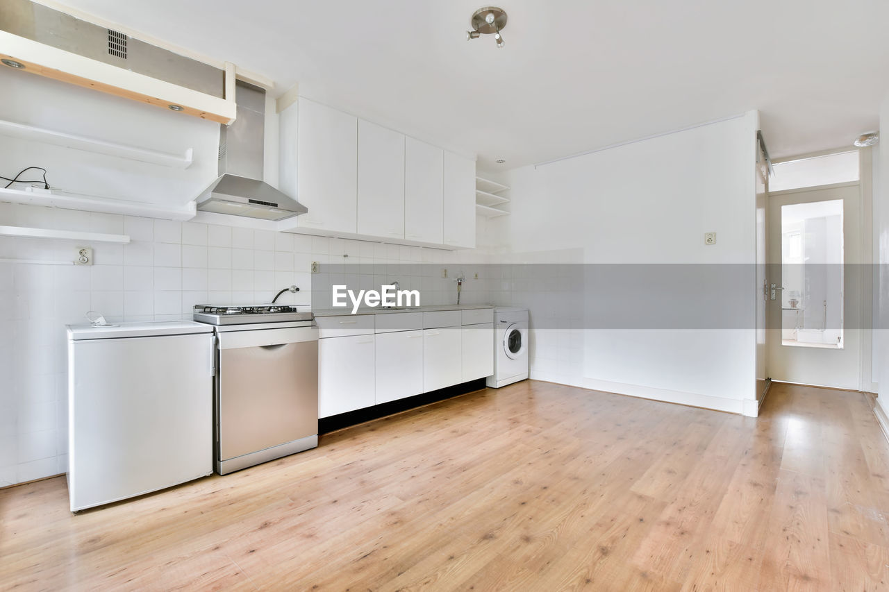 Interior of empty kitchen room