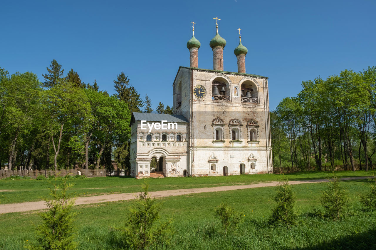 One of the corners in the borisoglebsky monastery yaroslavl region, russia. 