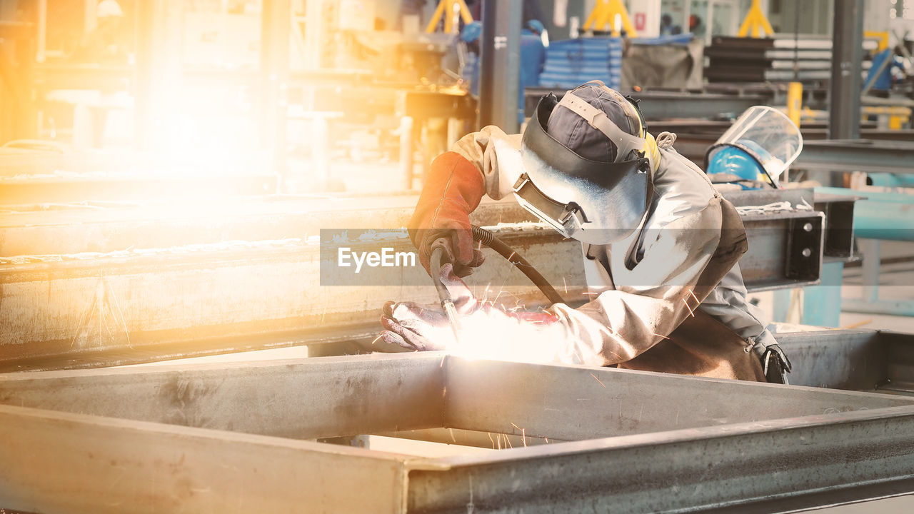 Man working in factory