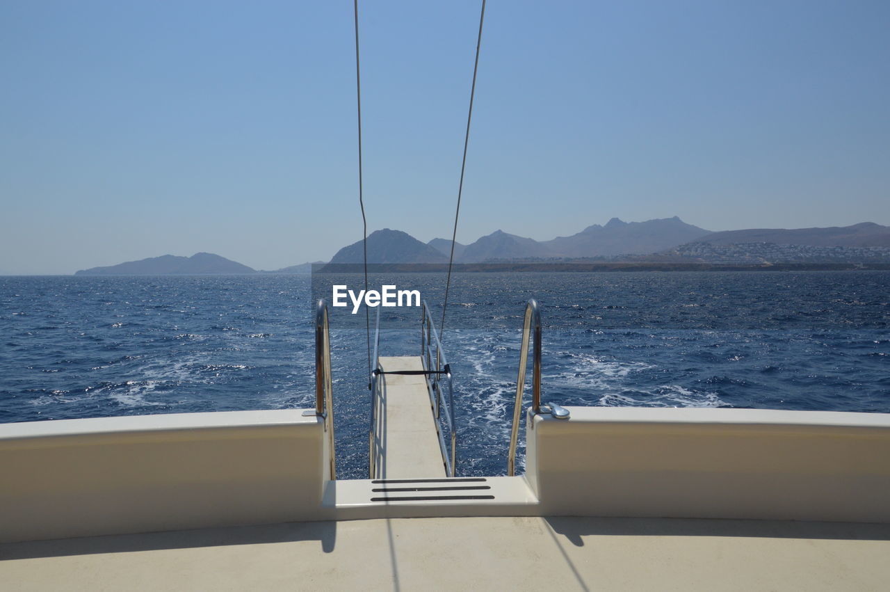 Yacht deck details and design the elements