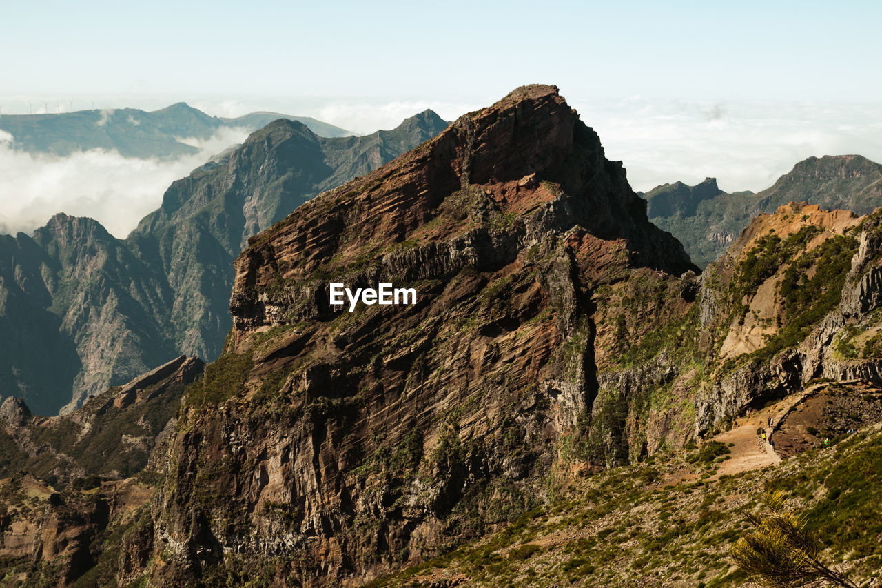 View from pico do arieiro mountaintop