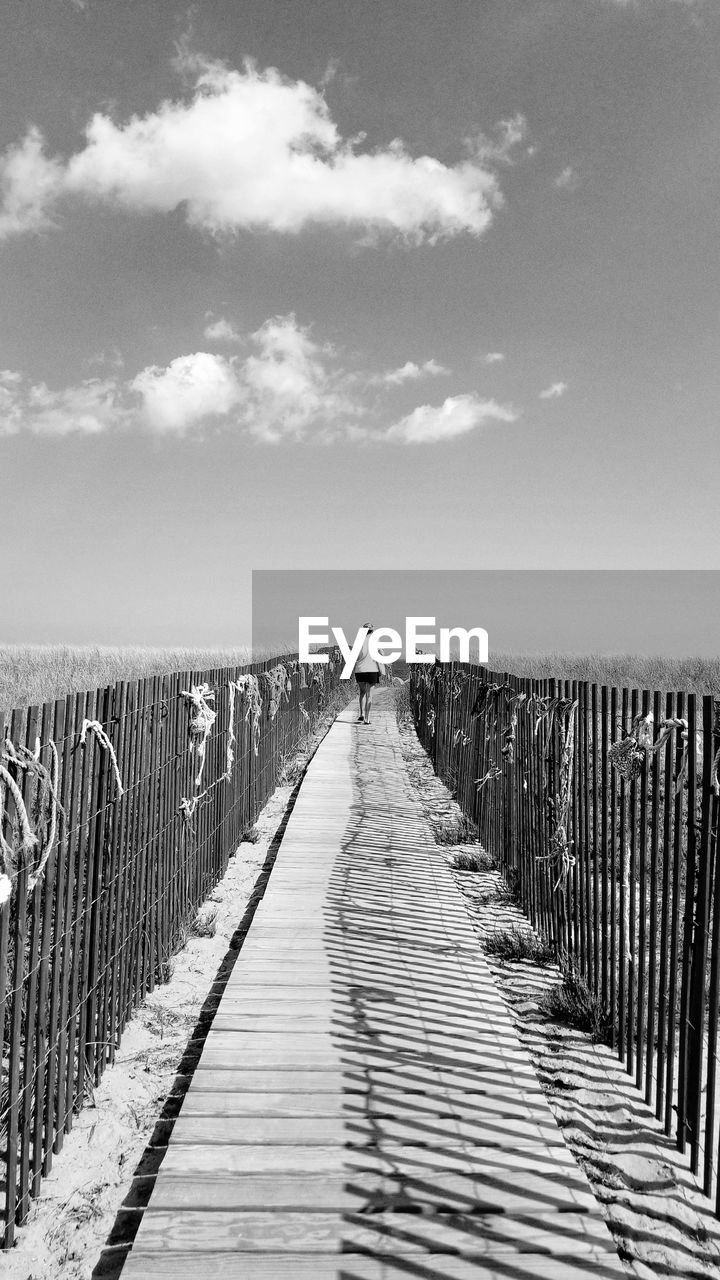 BOARDWALK LEADING TOWARDS PIER