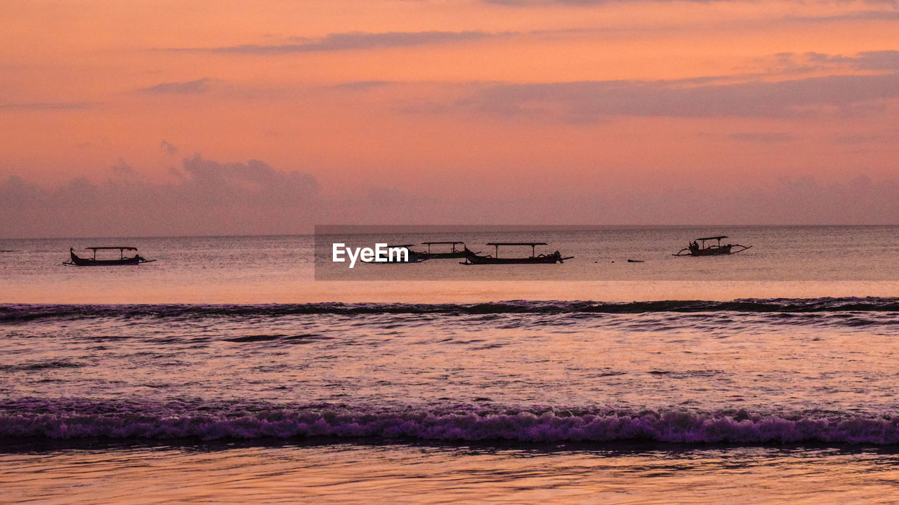 Fishing boat at kita beach bali