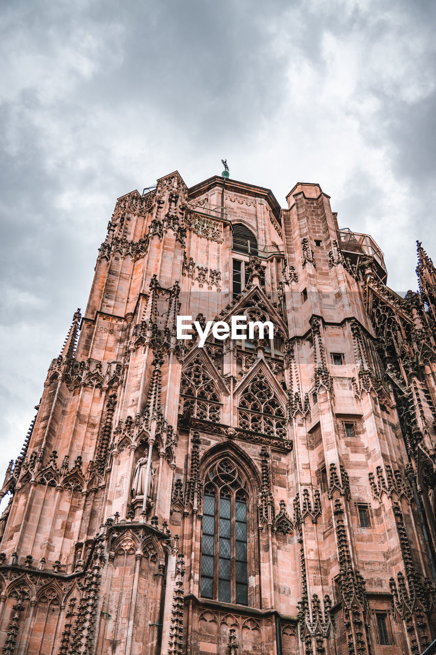 Low angle view of building against sky