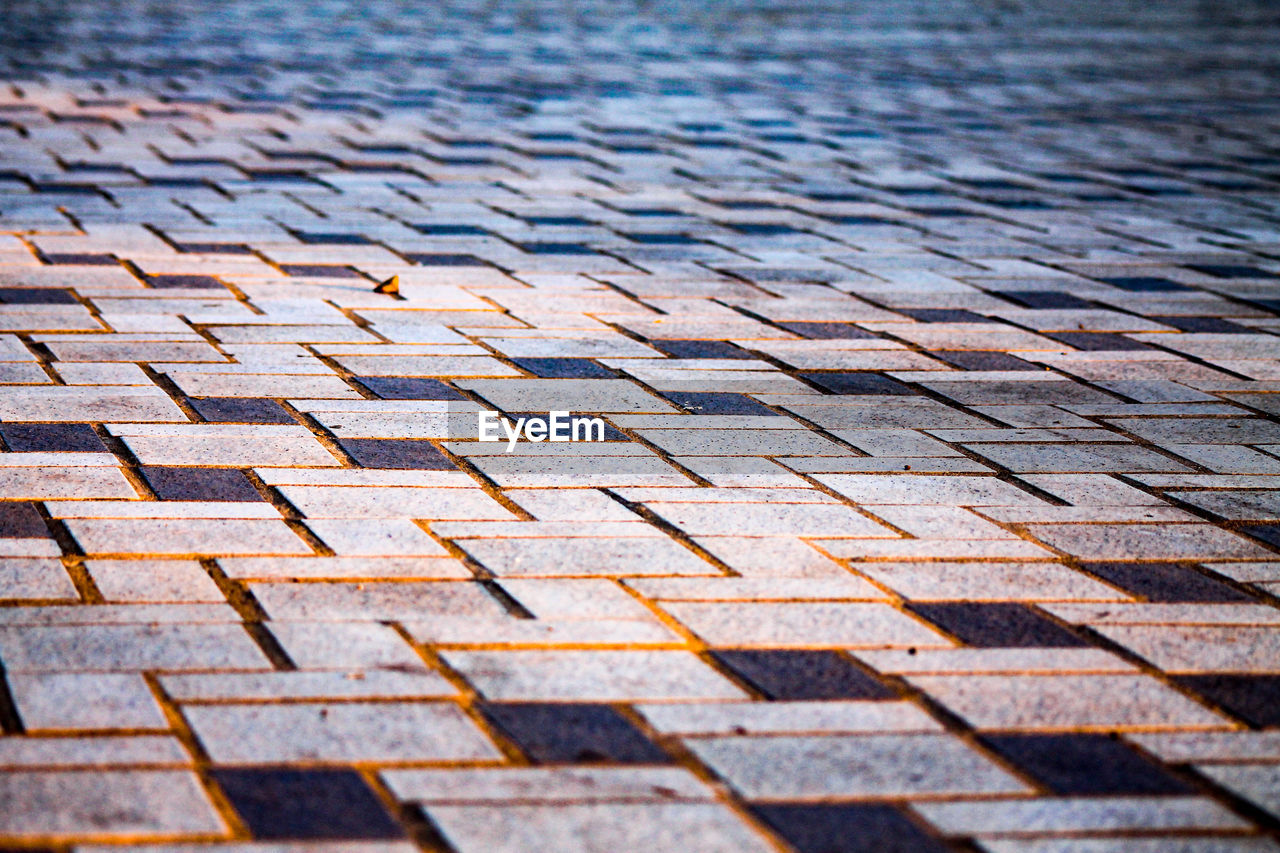 Full frame shot of a pavement