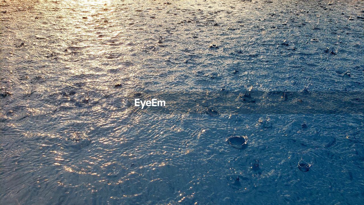 Full frame shot of rippled water
