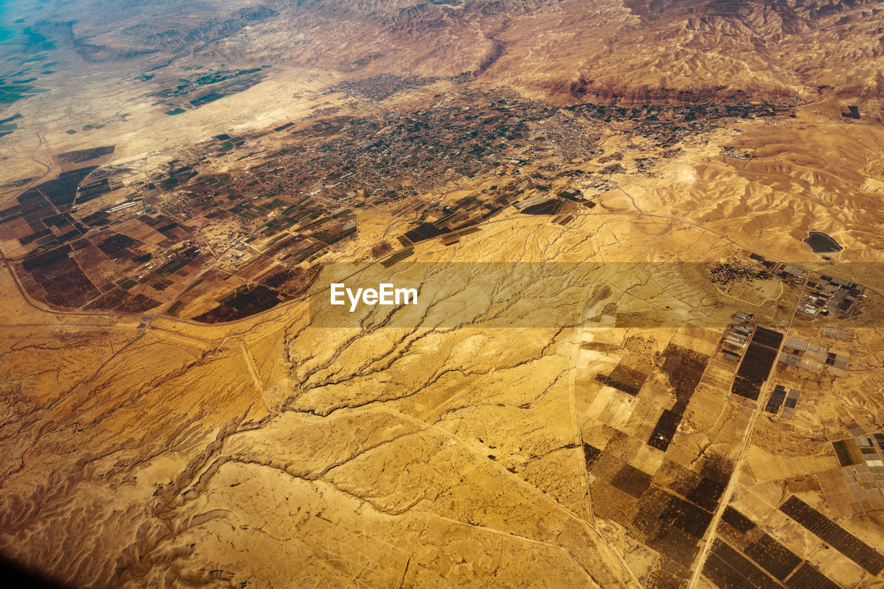 Aerial view of landscape