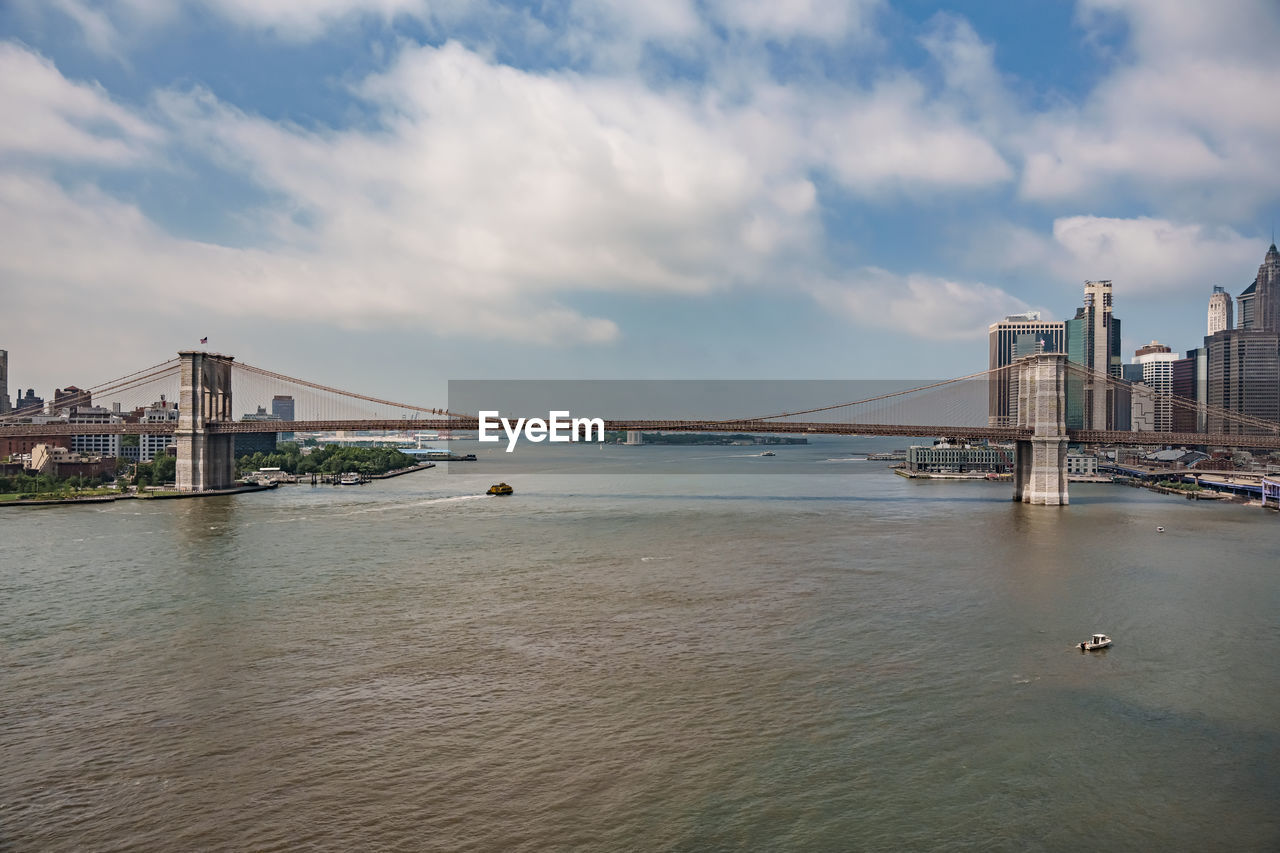 architecture, built structure, bridge, sky, water, city, travel destinations, transportation, cloud, building exterior, landscape, travel, cityscape, suspension bridge, urban skyline, tourism, nature, river, building, engineering, city life, coast, scenics - nature, dramatic sky, office building exterior, skyscraper, environment, horizon, bay, outdoors, beauty in nature, panoramic, downtown district, business finance and industry, dusk, bay of water, street, nautical vessel, land, shore, tranquility, cloudscape, holiday, trip, harbor, day, overcast, waterfront, reflection, vacation, mode of transportation, residential district, waterway, water's edge, sunset, beach, moody sky, road, copy space, long exposure, city break, summer, the past