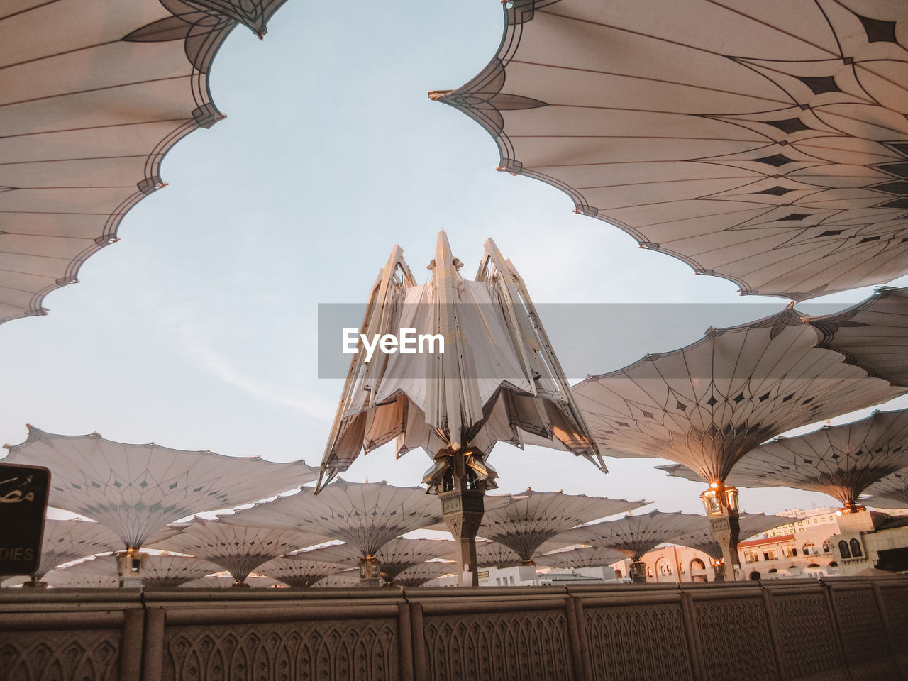 low angle view of temple