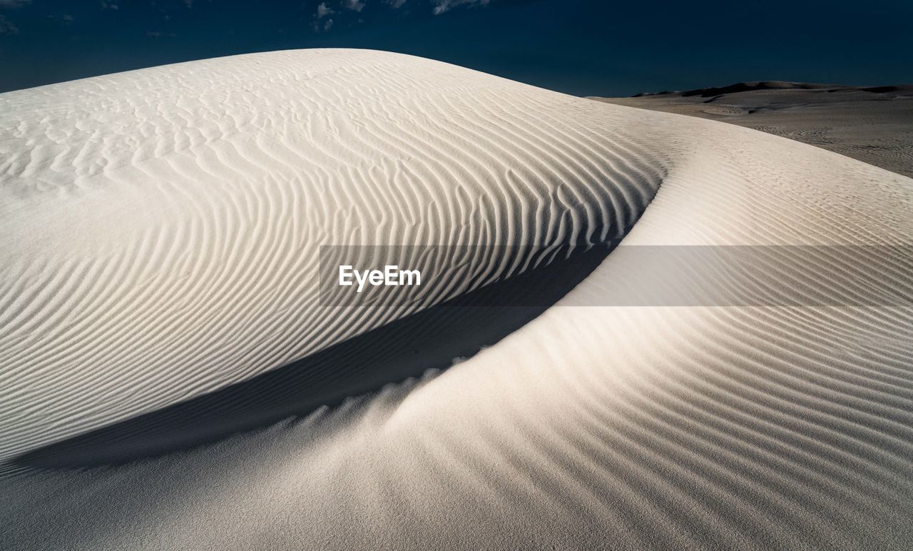 AERIAL VIEW OF SAND DUNES