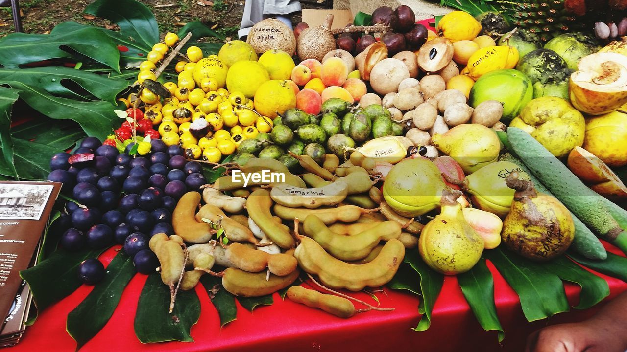 Close-up of fruits for sale
