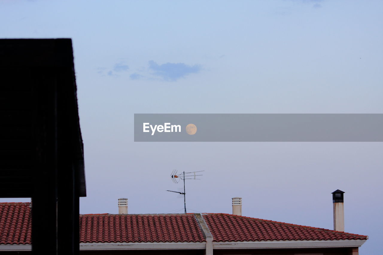 Low angle view of building against sky