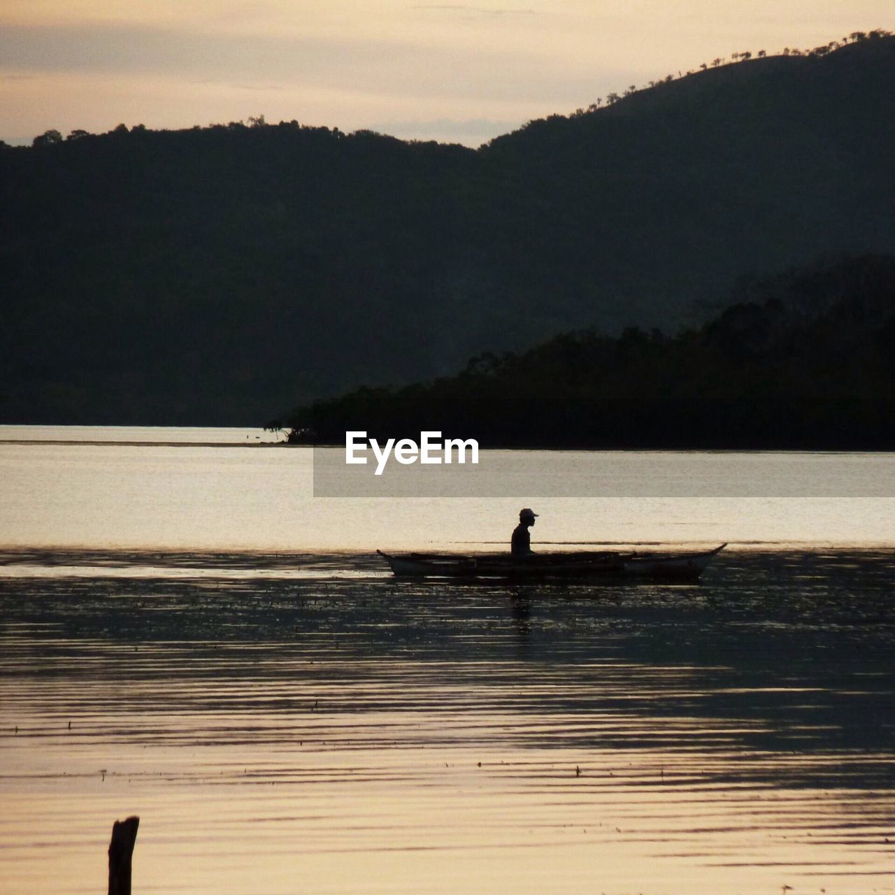Scenic view of lake against mountains