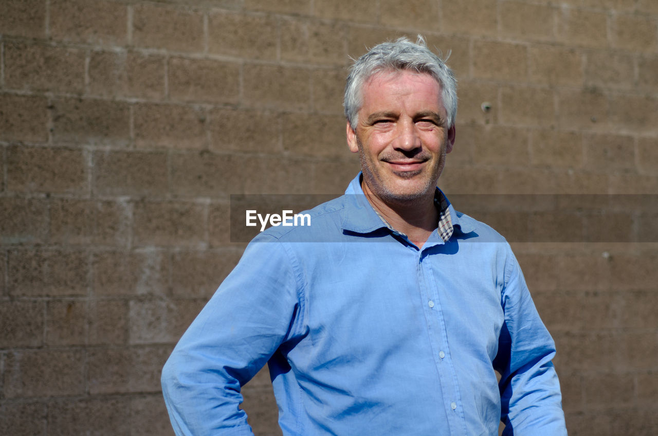 Portrait of a smiling man