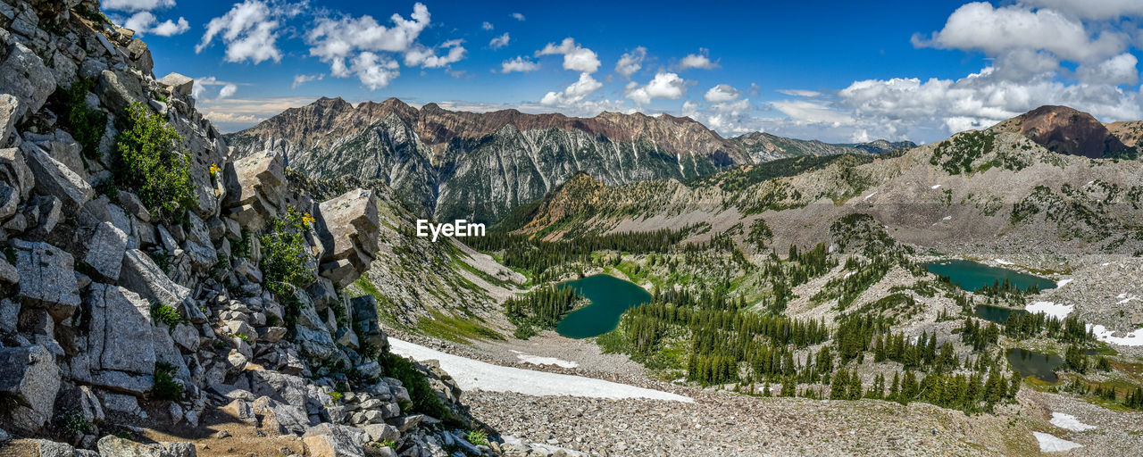 Panoramic view of landscape against sky