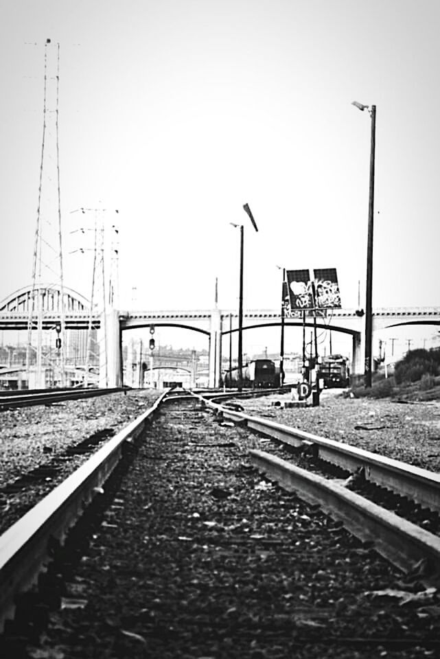 RAILROAD TRACKS IN WINTER