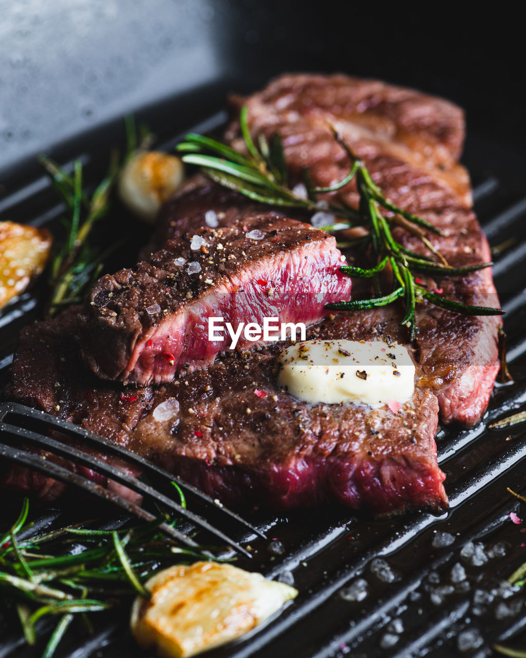 Beef steak with rosemary