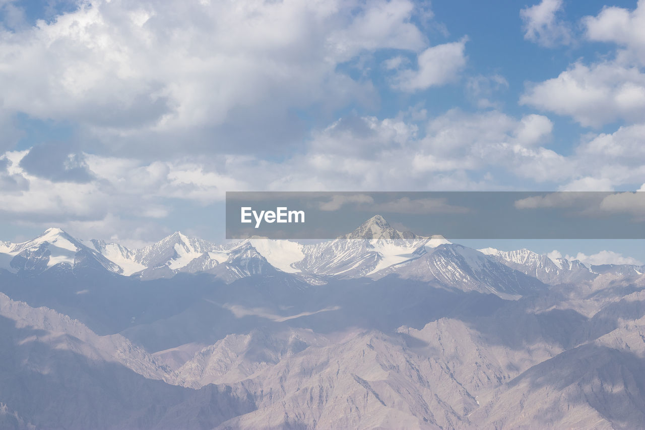 SCENIC VIEW OF SNOWCAPPED MOUNTAIN AGAINST SKY