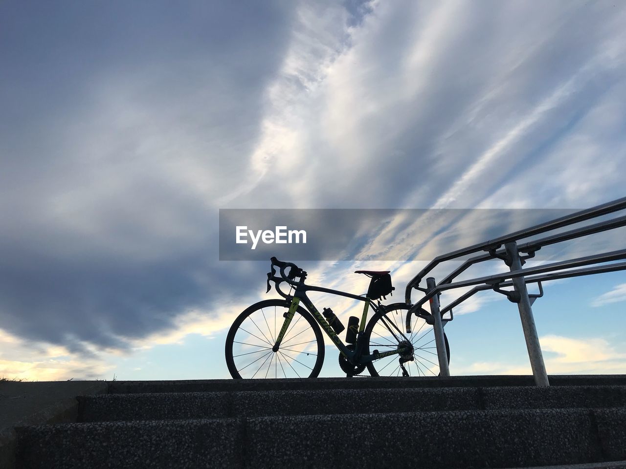 BICYCLES AGAINST SKY