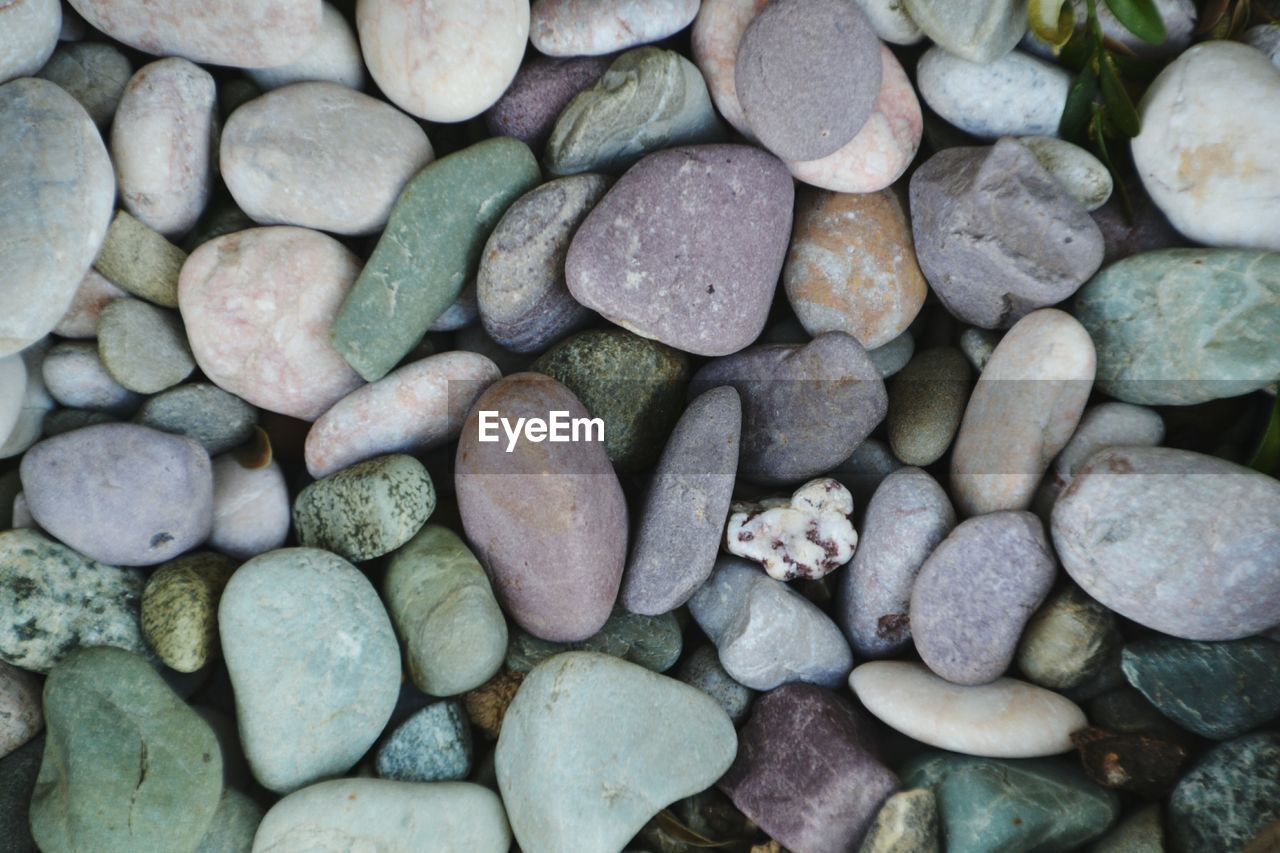 Close-up of pebbles