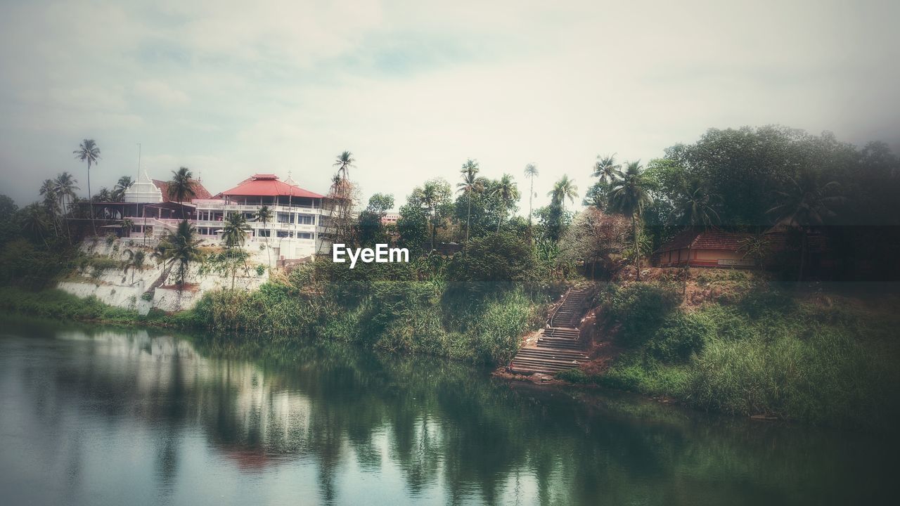 VIEW OF HOUSES WITH WATERFRONT