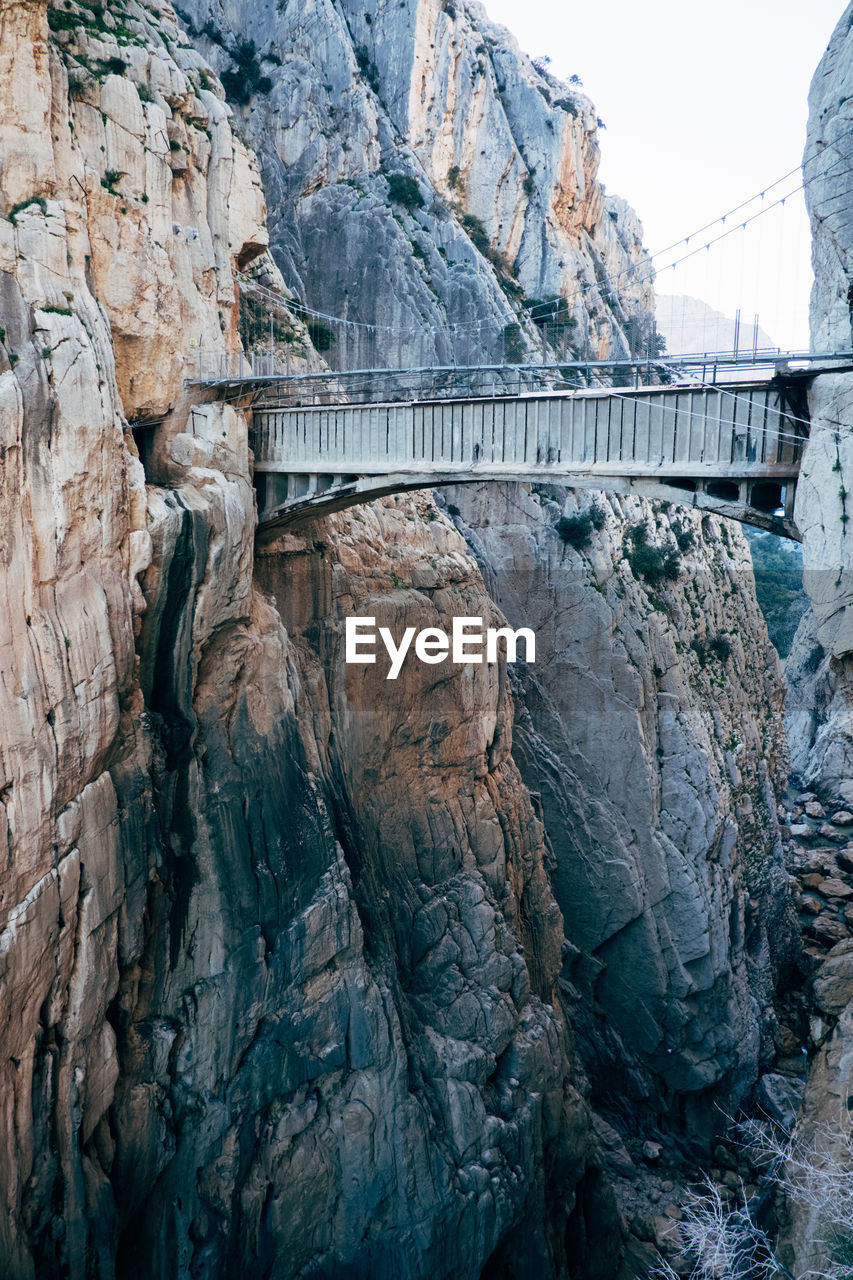 Bridge over river against sky