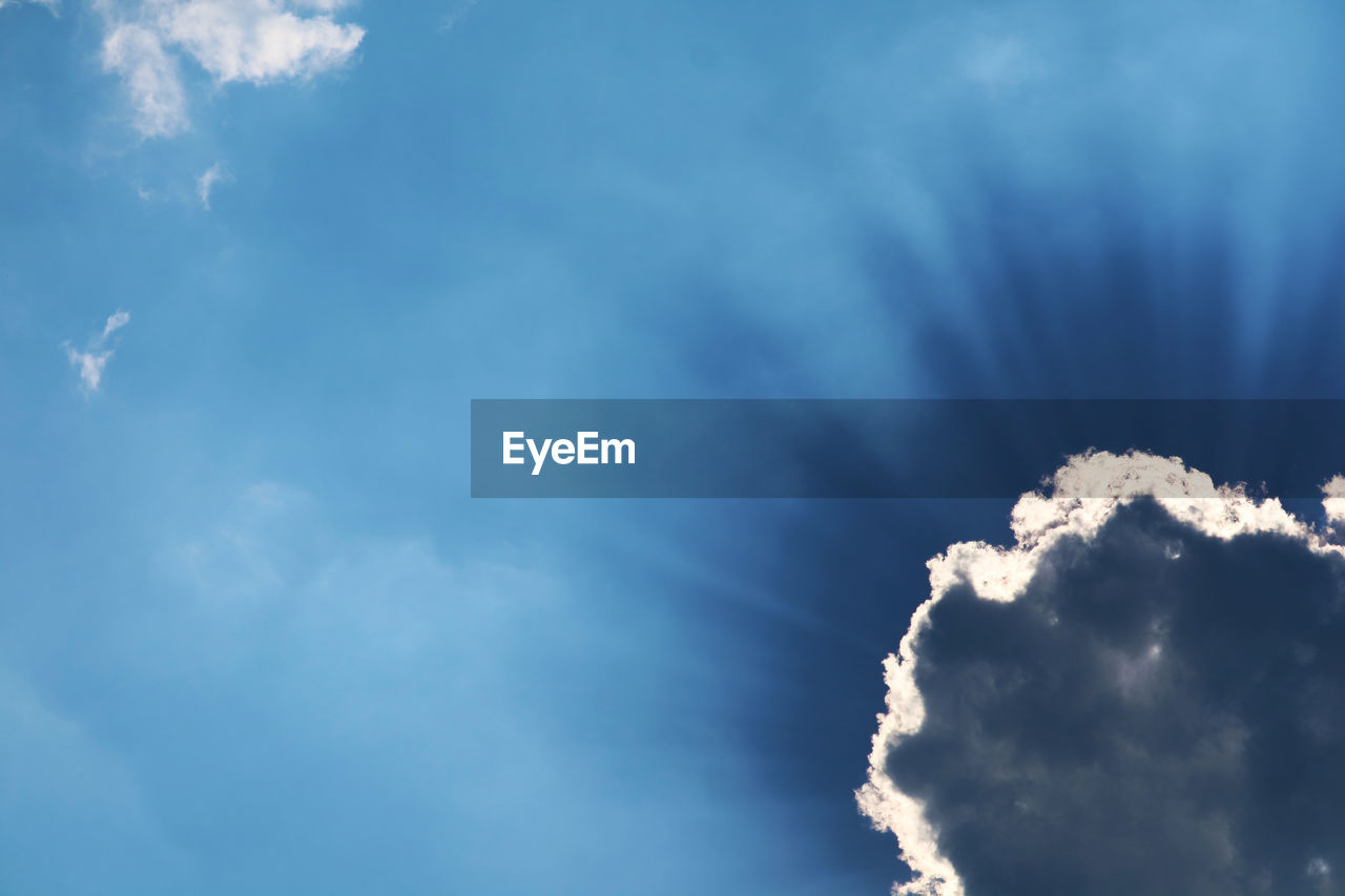 Low angle view of clouds in sky