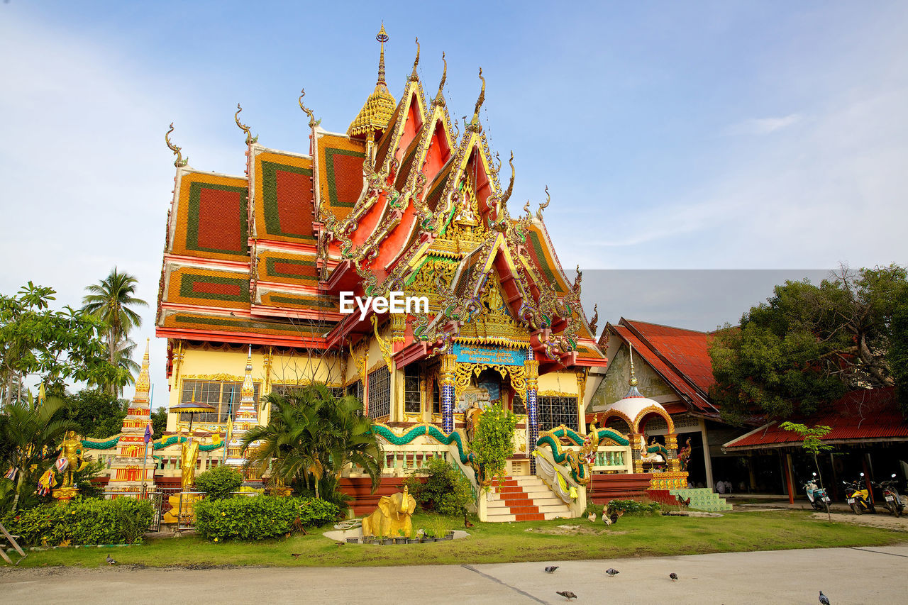 Temple against sky