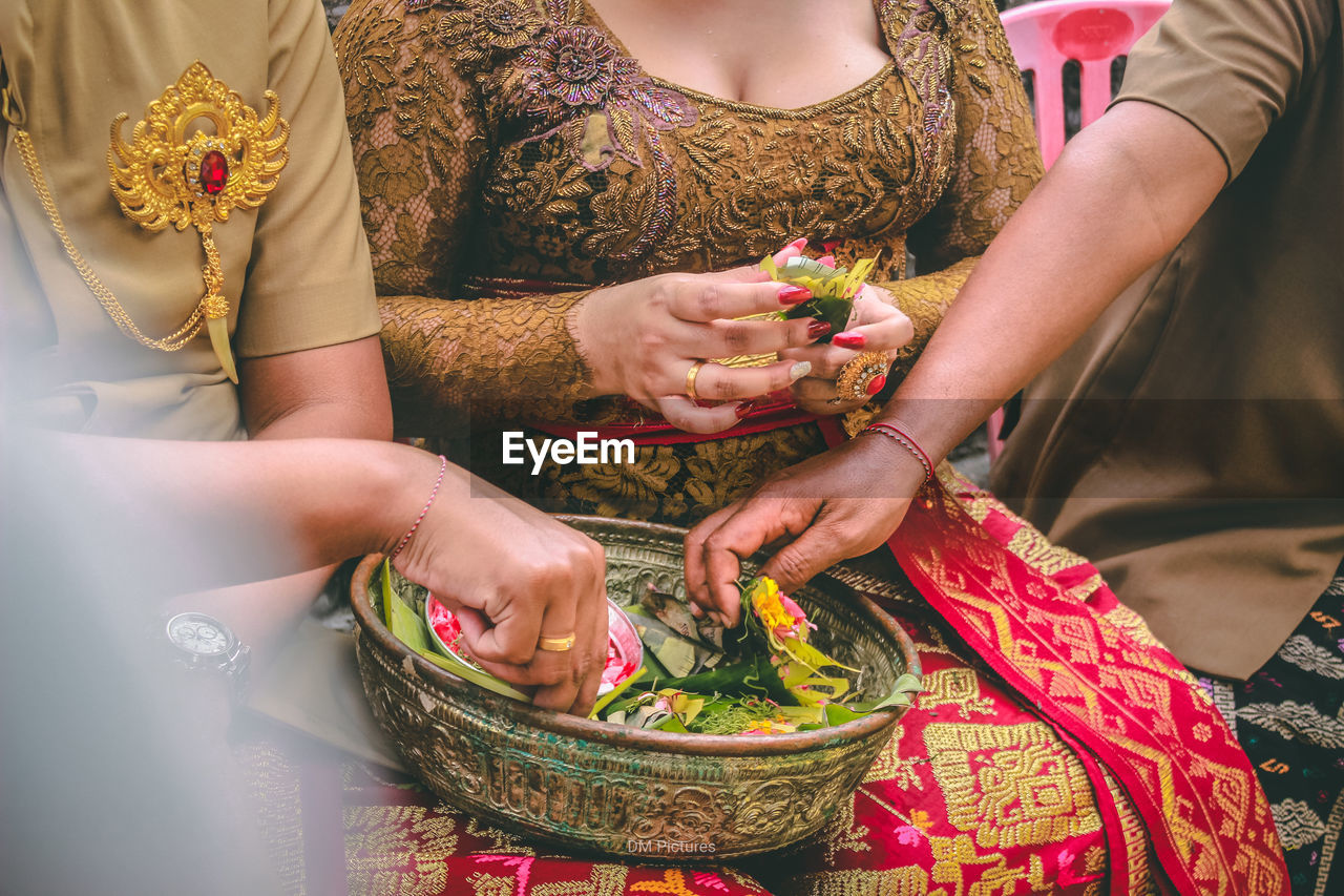 A means of praying from hindus in bali