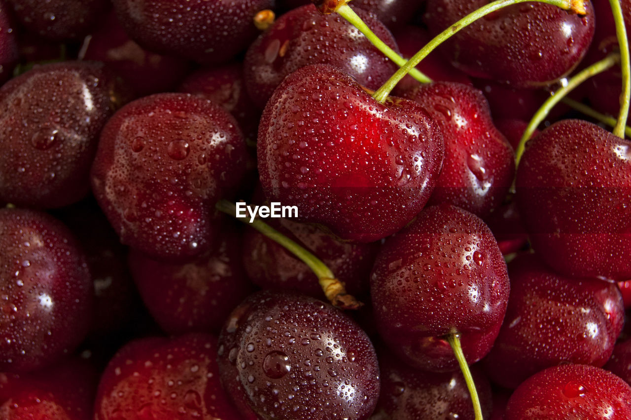 FULL FRAME OF STRAWBERRIES