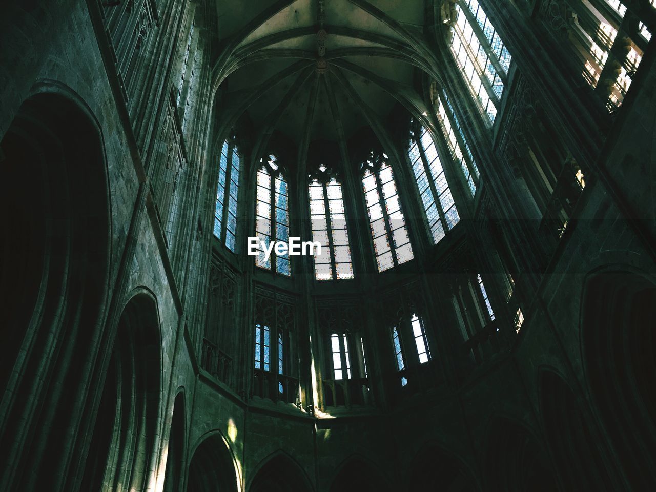 Interiors of church