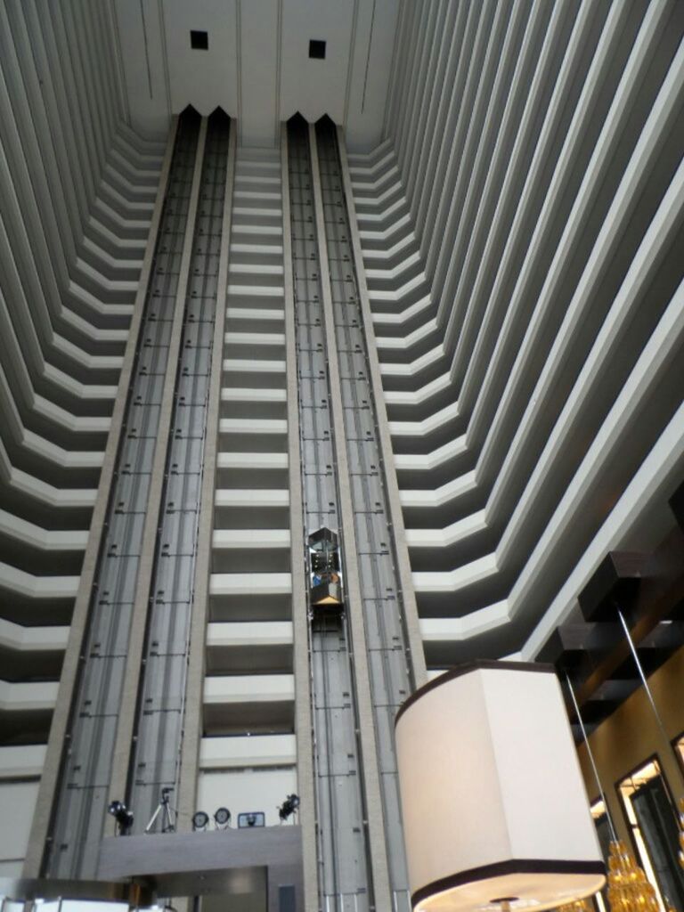 LOW ANGLE VIEW OF MODERN BUILDINGS