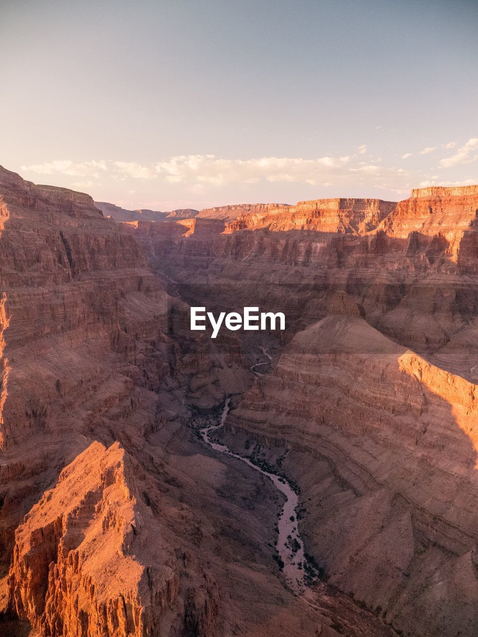 High angle view of landscape against sky