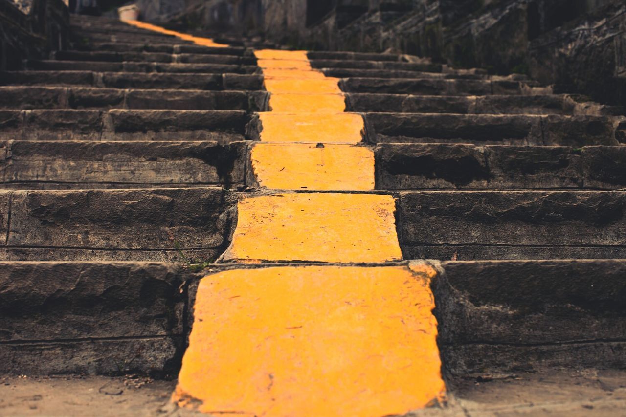 Low angle view of steps