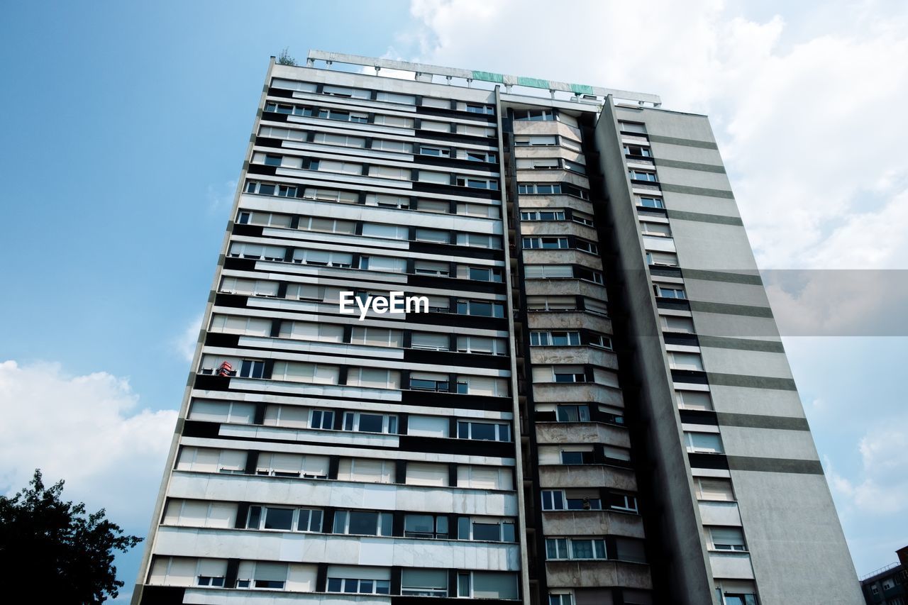 Low angle view of building against sky