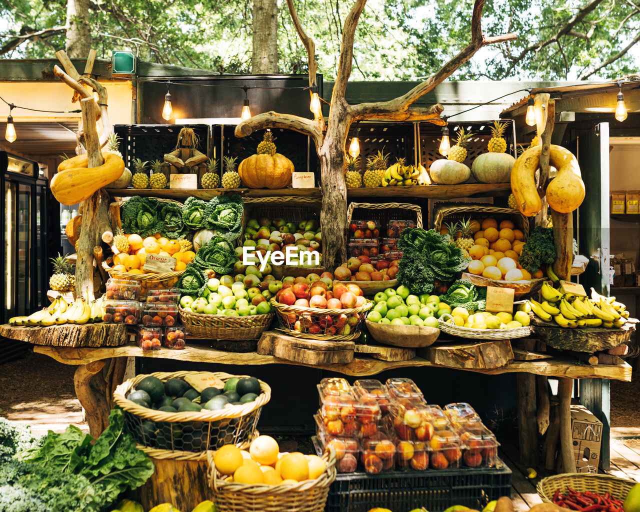 fruits for sale at market