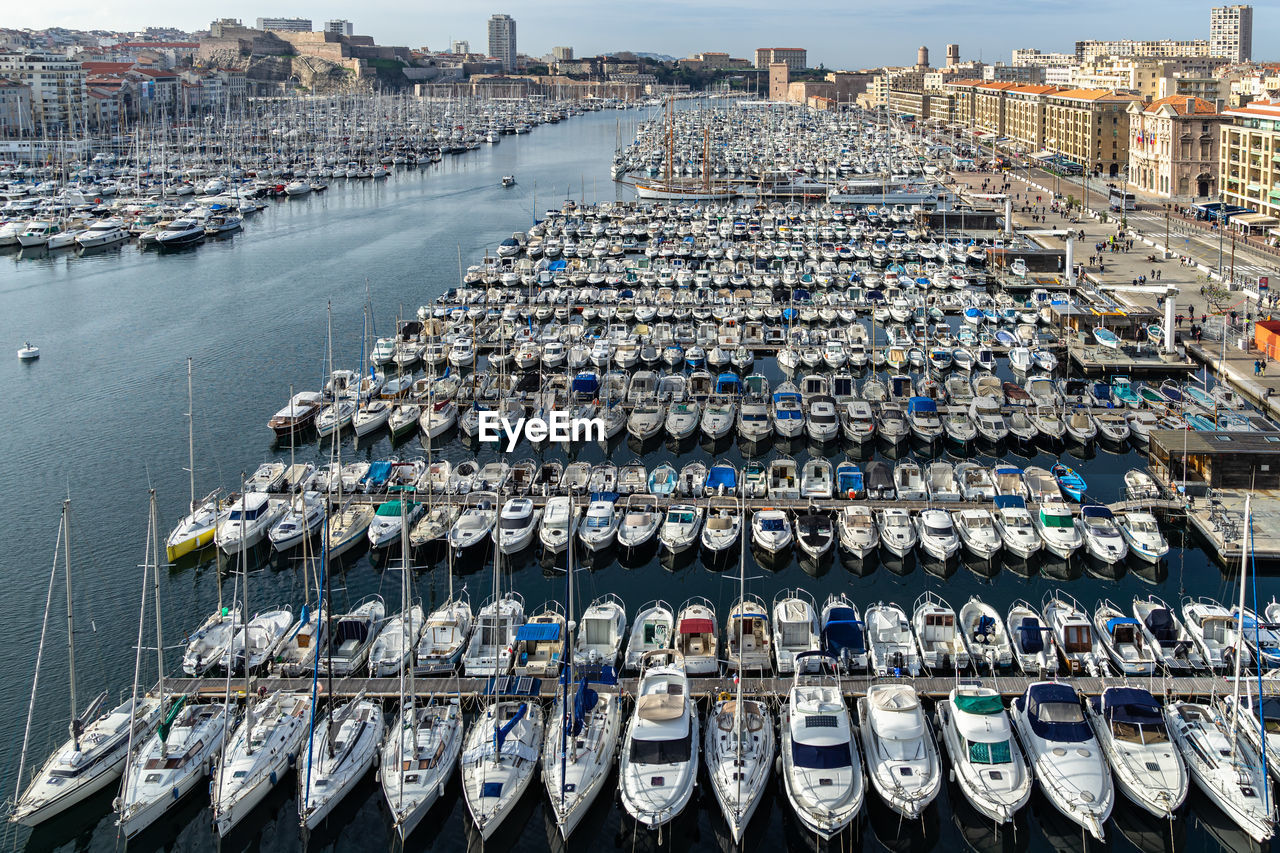 Marseille old port, france