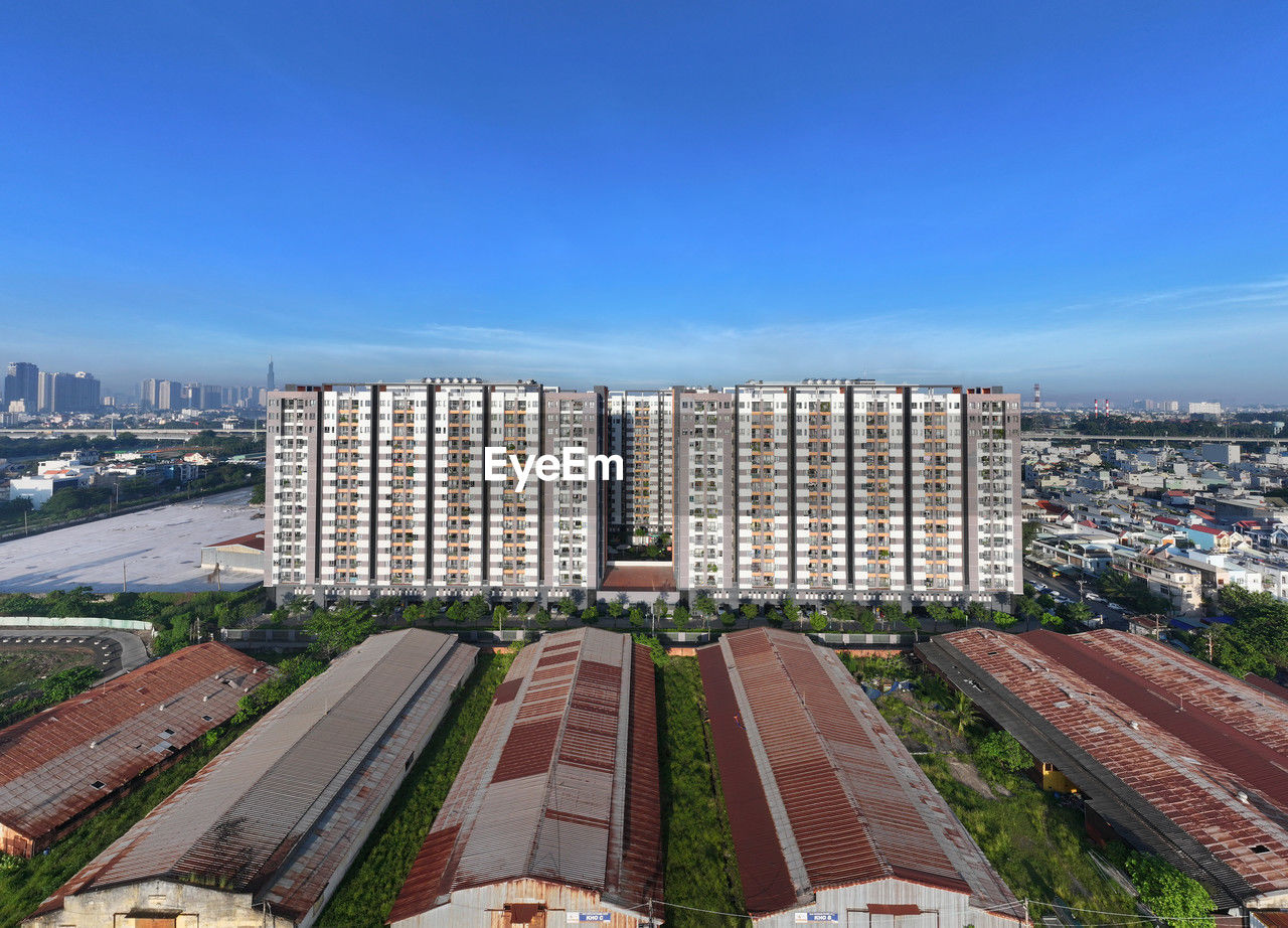 Apartment buildings - thuduc district - hochiminh - vietnam
