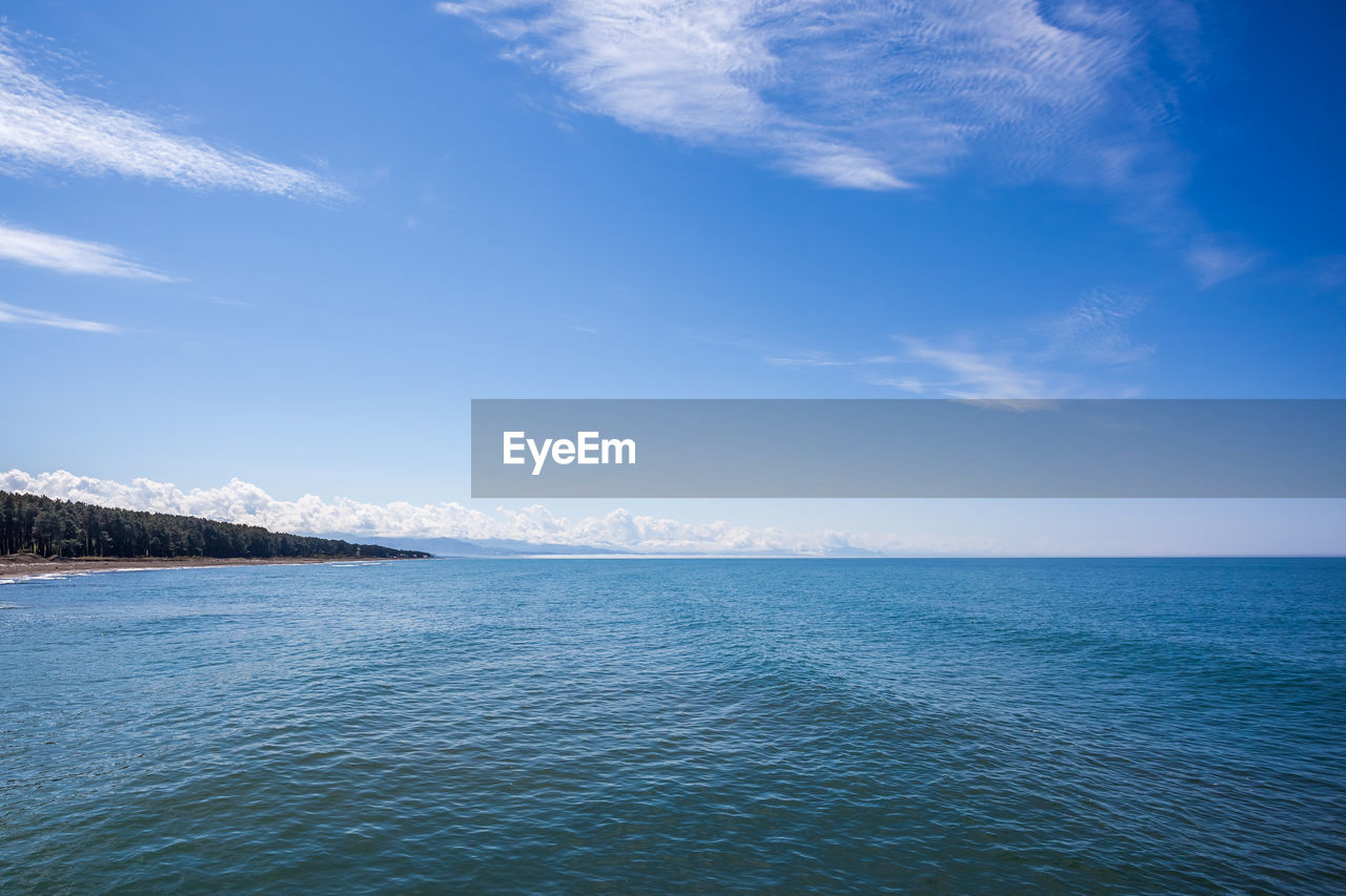 SCENIC VIEW OF SEASCAPE AGAINST SKY